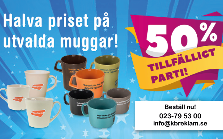 Muggar - halva priset