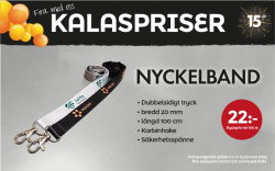 Nyckelband 22 kr/st