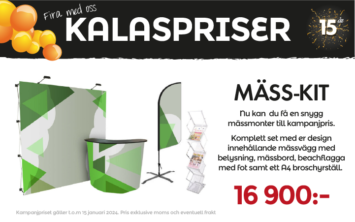 Mäss-kit 16900 kr